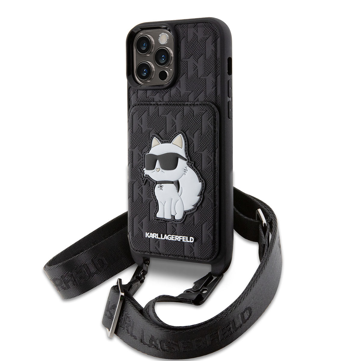 Karl Lagerfeld iPhone 14 Pro Max Kılıf Boyun Askılı Kartlıklı Choupette Dizayn Telefon Kılıfı - 1 Karl Lagerfeld iPhone 14 Pro Max Kılıf Boyun Askılı Kartlıklı Choupette Dizayn Telefon Kılıfı - 1